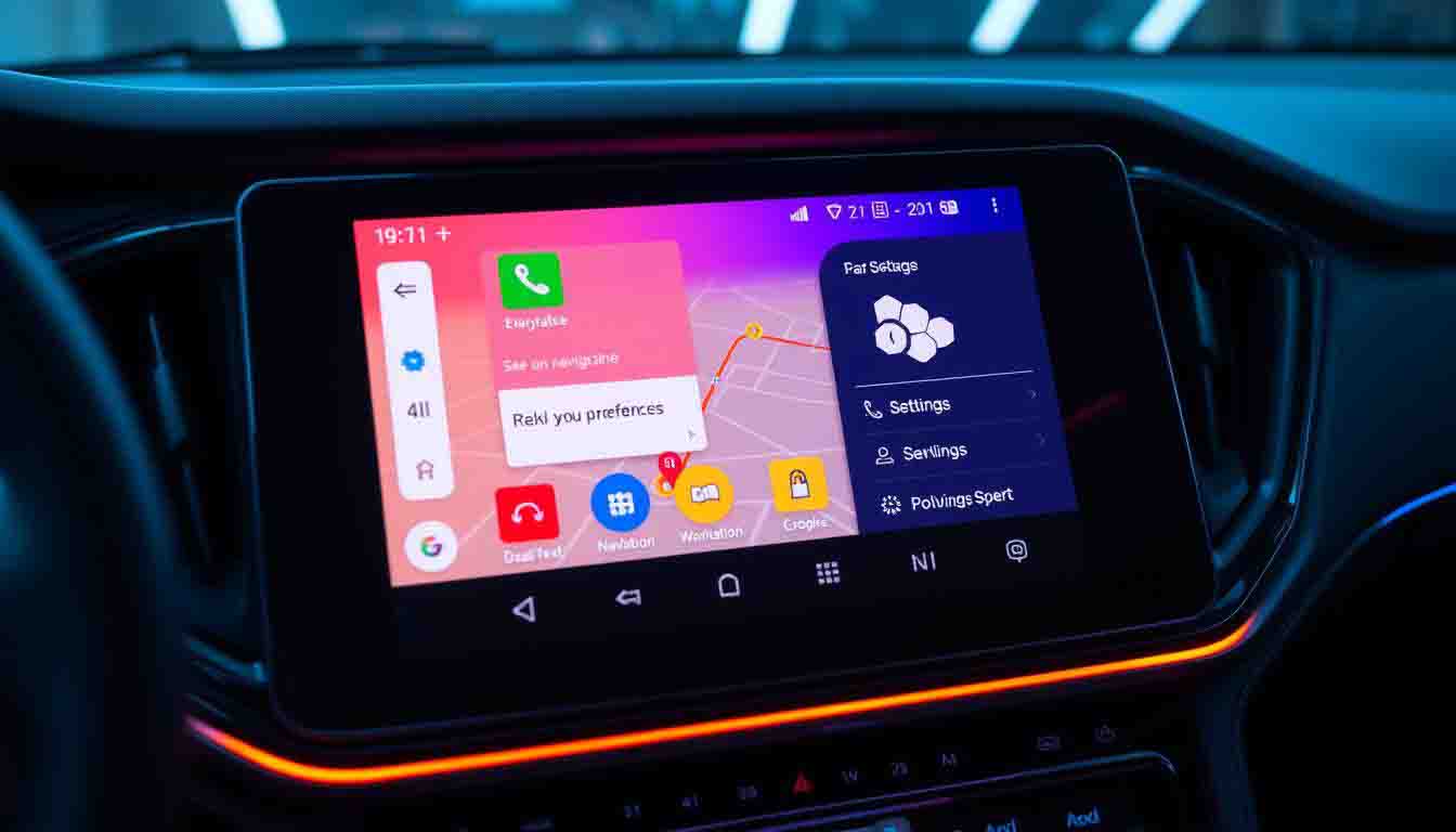 personnaliser android auto